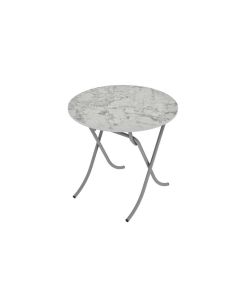 ALESTA Sklopivi sto Beli mermer 10038BM - AL10038BM