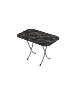 ALESTA Sklopivi sto za piknik Crni mermer 10042CM - AL10042CM