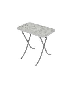ALESTA Sklopivi sto Beli mermer 10025BM - AL10025BM