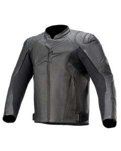 ALPINESTARS Faster v2 kožna jakna crn/crn 52 - ALP31035211100V52