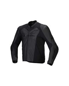 ALPINESTARS Faster v3 airflow kož jakna crn/crn - ALP31036251100V50