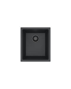 ALVEUS Sudopera Omni 10 G90 crna mat sa crnim sifonom.