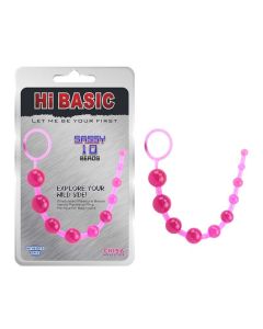 Analne kuglice SASSY Anal Beads Pink - CN-331223110