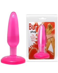 Pink analni dildo 14cm - 017001
