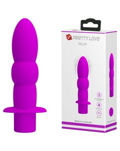Ljubičasti analni vibrator 10 režima vibracije - 040091