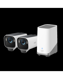 ANKER Eufy Cam S3 Pro 2-Cam Kit Black+White