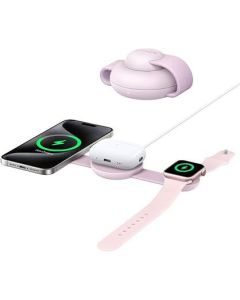 ANKER MagGo (3-in-1, Foldable) - Pink