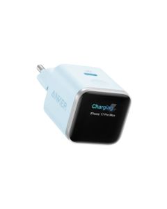 ANKER Nano kućni punjač 45W USB-C sa pametnim ekranom, plava