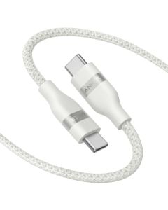 ANKER Zolo USB-C na USB-C Kabl pleteni 0,9m 240w, bela