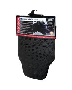 SUMEX Univerzalne gumene patosnice alu look 4kom piano-black - APA5000