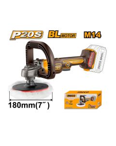 Akumulatorska polirka APLI2018 20V 180mm Solo SUPER INGCO