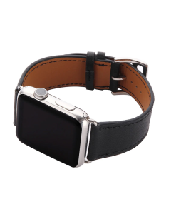Narukvica za Apple Watch Swift Leather black 42/ 44/ 45/ 49 mm - 602576