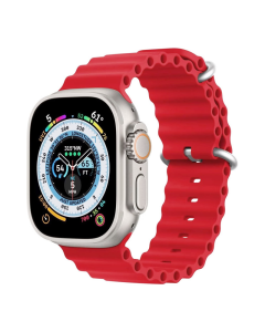 Narukvica za Apple Watch Ultra Ocean Band red 49/ 45/ 44/ 42 mm - 059287