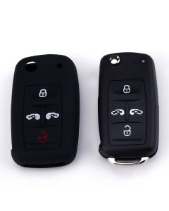 888 CAR ACCESSORIES Silikonska navlaka za ključeve crna Volkswagen - APT1001.09.B