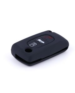 888 CAR ACCESSORIES Silikonska navlaka za ključeve crna Peugeot - APT1002.02.B