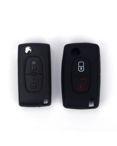 888 CAR ACCESSORIES Silikonska navlaka za ključeve crna Peugeot - APT1002.01.B