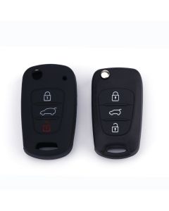 888 CAR ACCESSORIES Silikonska navlaka za ključeve crna Kia - APT1003.01.B