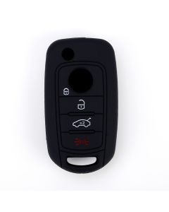 888 CAR ACCESSORIES Silikonska navlaka za ključeve crna Fiat - APT1006.06.B