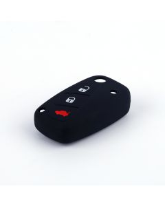 888 CAR ACCESSORIES Silikonska navlaka za ključeve crna Fiat - APT1006.01.B