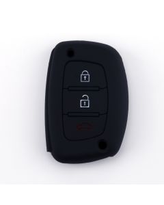888 CAR ACCESSORIES Silikonska navlaka za ključeve crna Hyundai - APT1007.02.B
