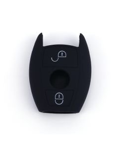 888 CAR ACCESSORIES Silikonska navlaka za ključeve crna Mercedes - APT1008.02.B