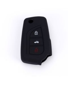 888 CAR ACCESSORIES Silikonska navlaka za ključeve crna Toyota - APT1015.01.B