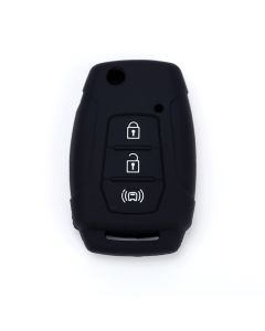 888 CAR ACCESSORIES Silikonska navlaka za ključeve crna Ssang Yong - APT1026.01.B