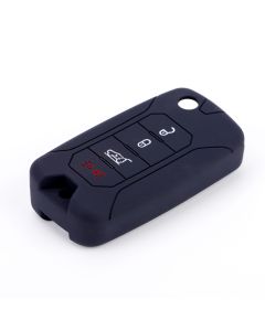 888 CAR ACCESSORIES Silikonska navlaka za ključeve crna Jeep - APT1035.02.B