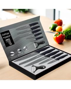 Cheffinger 6-delni set noževa sa granitnim premazom