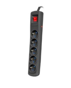 ARMAC R5 strujni pojas, sistem protiv prenapona, 5 utičnica, 5m crni - AR002