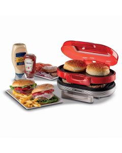 ARIETE Aparat za hamburgere PARTY TIM 0205 1200W crveni - AR205RD