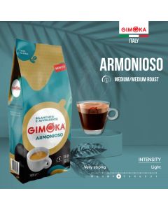 GIMOKA Pržena kafa u zrnu Armonioso 1000G - 43397673746662