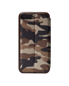 Maska za iPhone 7 Plus braon na preklop Army flip cover - 019658