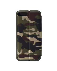 Maska za iPhone 7 Plus/ 8 Plus na preklop Army flip cover zelena - 017435