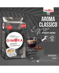 GIMOKA Pržena mlevena kafa za espresso i za moka aparat Aroma Classico 250G - 43398402769126