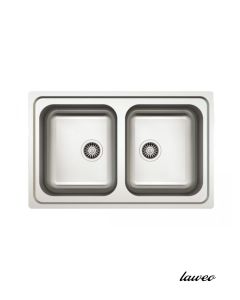 Laweo Inox ugradna sudopera AS115 79×50cm ø90 - AS-115