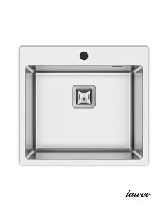 Laweo Inox ugradna sudopera AS383 55×50,5cm sifon 9x9cm - AS-383