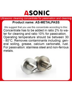 ASONIC AS-METALPASS-1 deterdžent za ultrazvučne kade - u10164