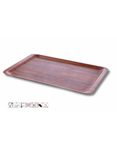 ATLAS Poslužavnik 53x37cm Mahagoni K013