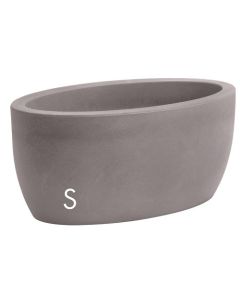 NICOLI Athena žardinjera 50x29x23 cm, siva - R4050S