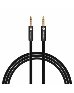 Audio kabel Teracell Plus AUX 3.5mm crni 1.2m - 037333