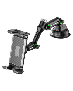 Auto držač univerzalni za tablet/ telefon za kontrolnu tablu vakuum crni