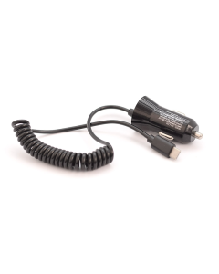 Auto punjač 2u1 (Type-C + USB slot) crni 1A. - 028406