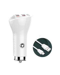 LDNIO Auto punjač sa Tip C kablom C511Q QC3.0 - 207606