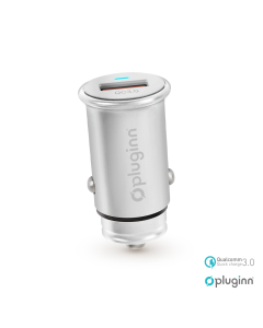 Auto punjac Pluginn PI-20 QC 3.0, 3A, 18W, srebrni - 208941