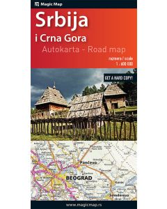 Auto karta Srbija 1:600 000 - 9788678020070