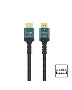 Kabal pleteni HDMI 8K 60Hz sa HDMI 2.1 8K 60Hz 48Gbps aluminijum 1.5m (OTN-HD183) Onten