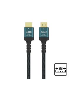Kabal pleteni HDMI 8K 60Hz sa HDMI 2.1 8K 60Hz 48Gbps aluminijum 2m (OTN-HD183) Onten