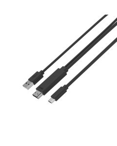 Kabal USB Type-C sa HDMI 4K 30Hz 1.8m + USB-A napajanje 1.2m (OTN-UC505) Onten