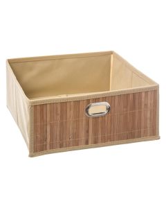 FIVE Korpa 31x15cm pp/bambus, braon - 155968A